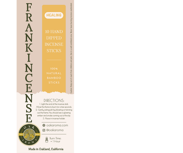 Frankincense Hand-Dipped Incense
