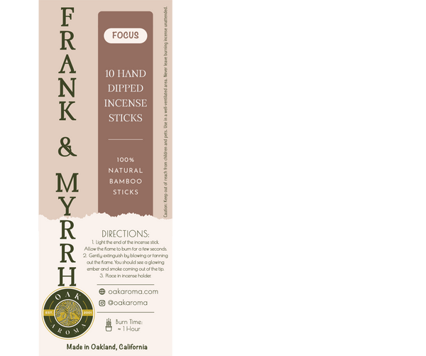 Frankincense & Myrrh Hand-Dipped Incense