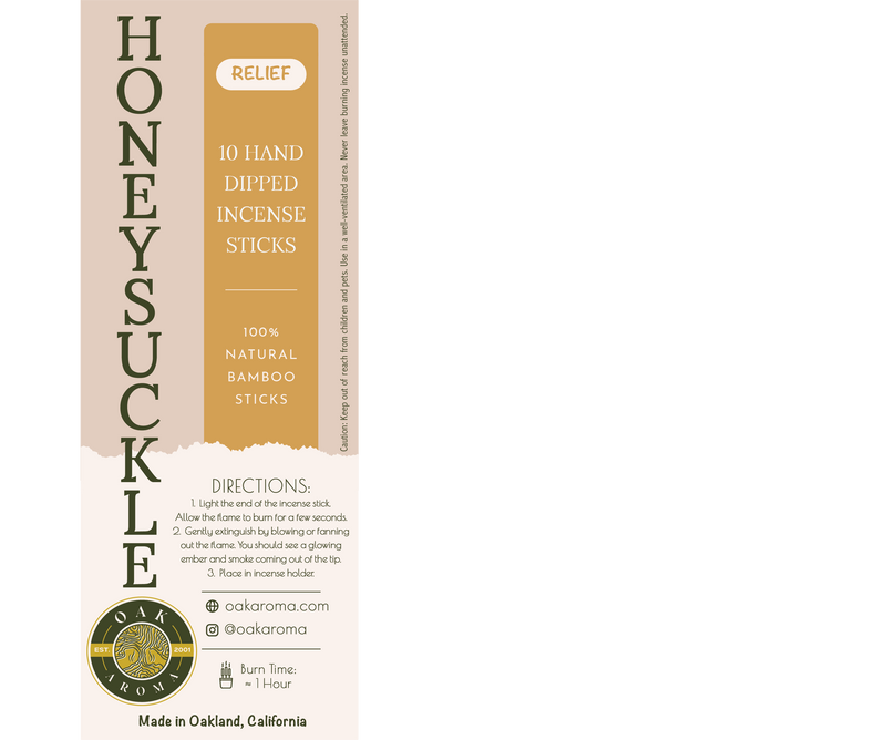 Honeysuckle Hand-Dipped Incense