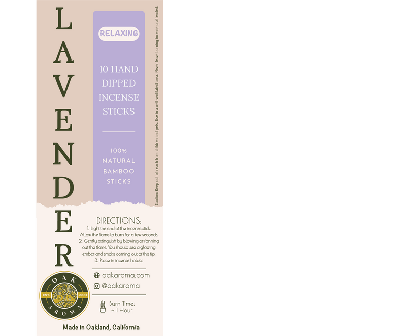Lavender Hand-Dipped Incense
