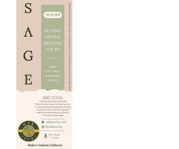 Sage Hand-Dipped Incense